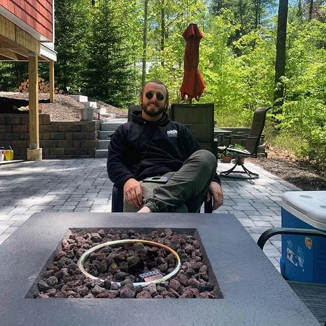 Enjoying a nice day off on a @stpierrestoneandgarden backyard patio! &mdash;&mdash;&mdash;&mdash;&mdash;&mdash;&mdash;&mdash;&mdash;&mdash;&mdash;&mdash;&mdash;&mdash;&mdash;&mdash;&mdash;&mdash;&mdash;&mdash;&mdash;&mdash;&mdash;&mdash;&mdash;&mdash