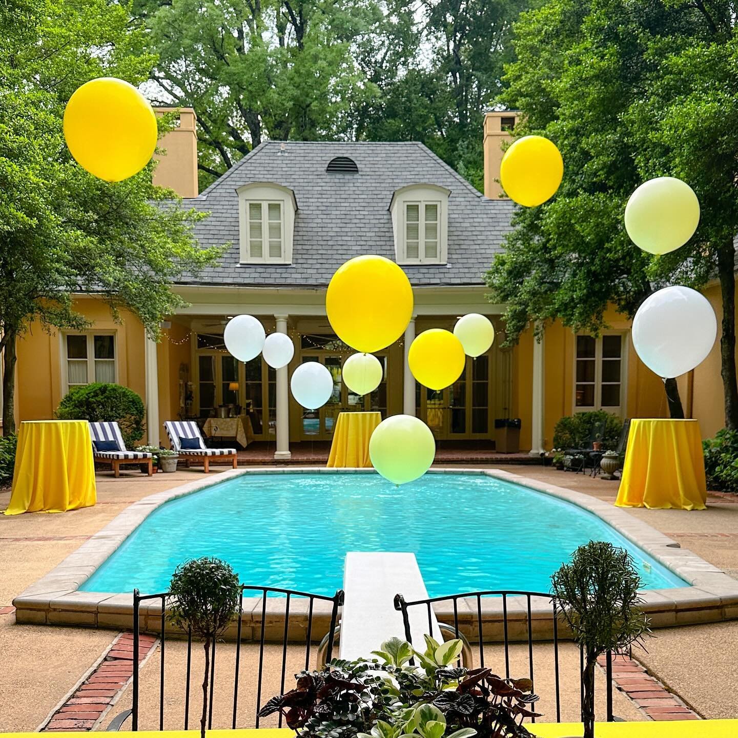 Lemon Drops🍋 it&rsquo;s pool balloon season! #popculturememphis