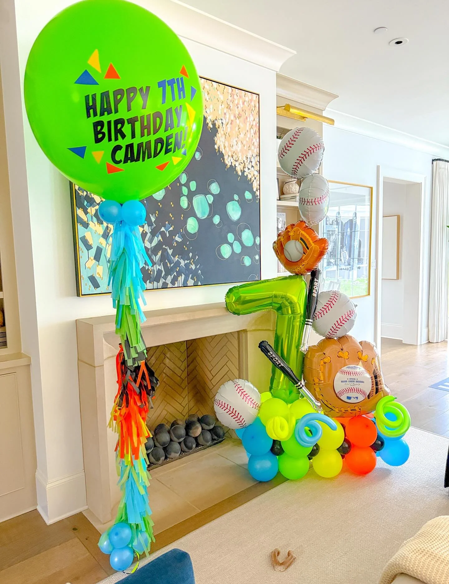 Neon baseball? We hit a Home run. 🥎🥎🥎 Happy birthday Cam!! #popculturememphis