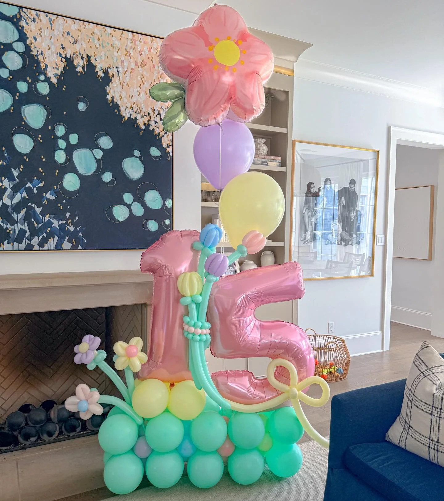 🌸 The Springiest, floweriest marquee for Macie&rsquo;s 15th 🌸 #popculturememphis