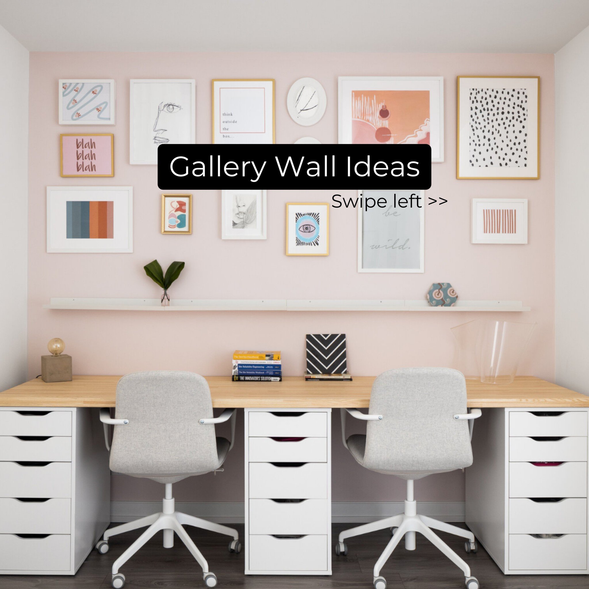 Create a stunning gallery wall by mixing framed prints, photos, memorabilia, and art pieces.

Perfect for any room, gallery walls add personality and visual interest, elevating your decor with endless arrangement possibilities.
.
.
.
#walldecorideas 