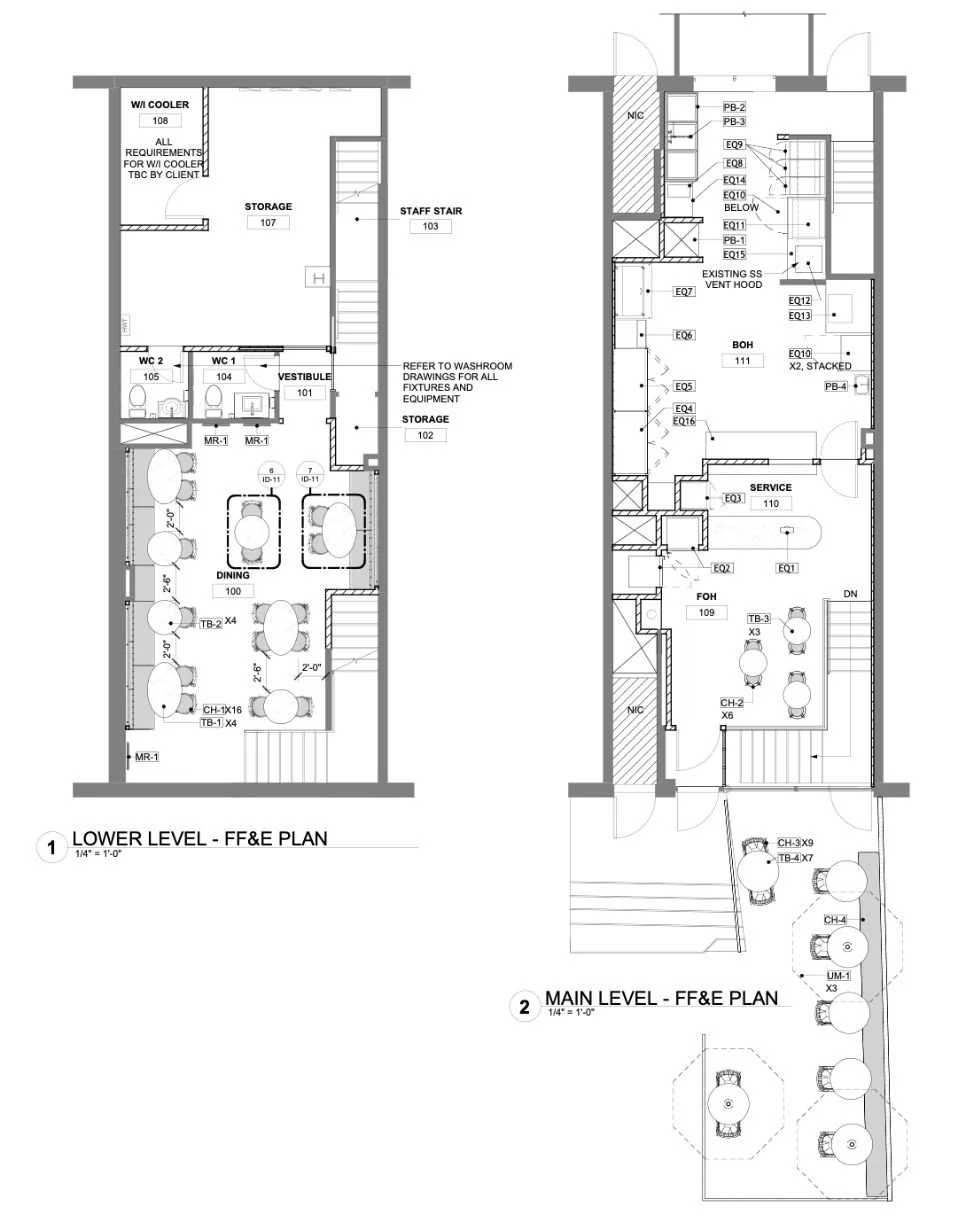Paris Steak Liberty Village Plan by Sansa Interiors