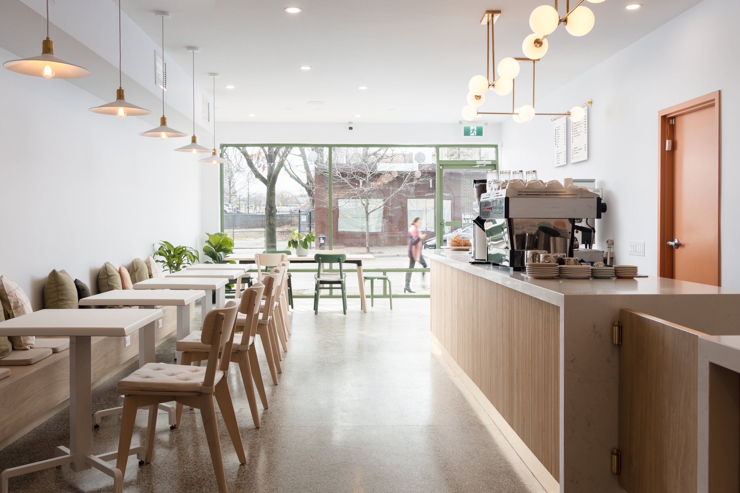 cafe interior design in oakville