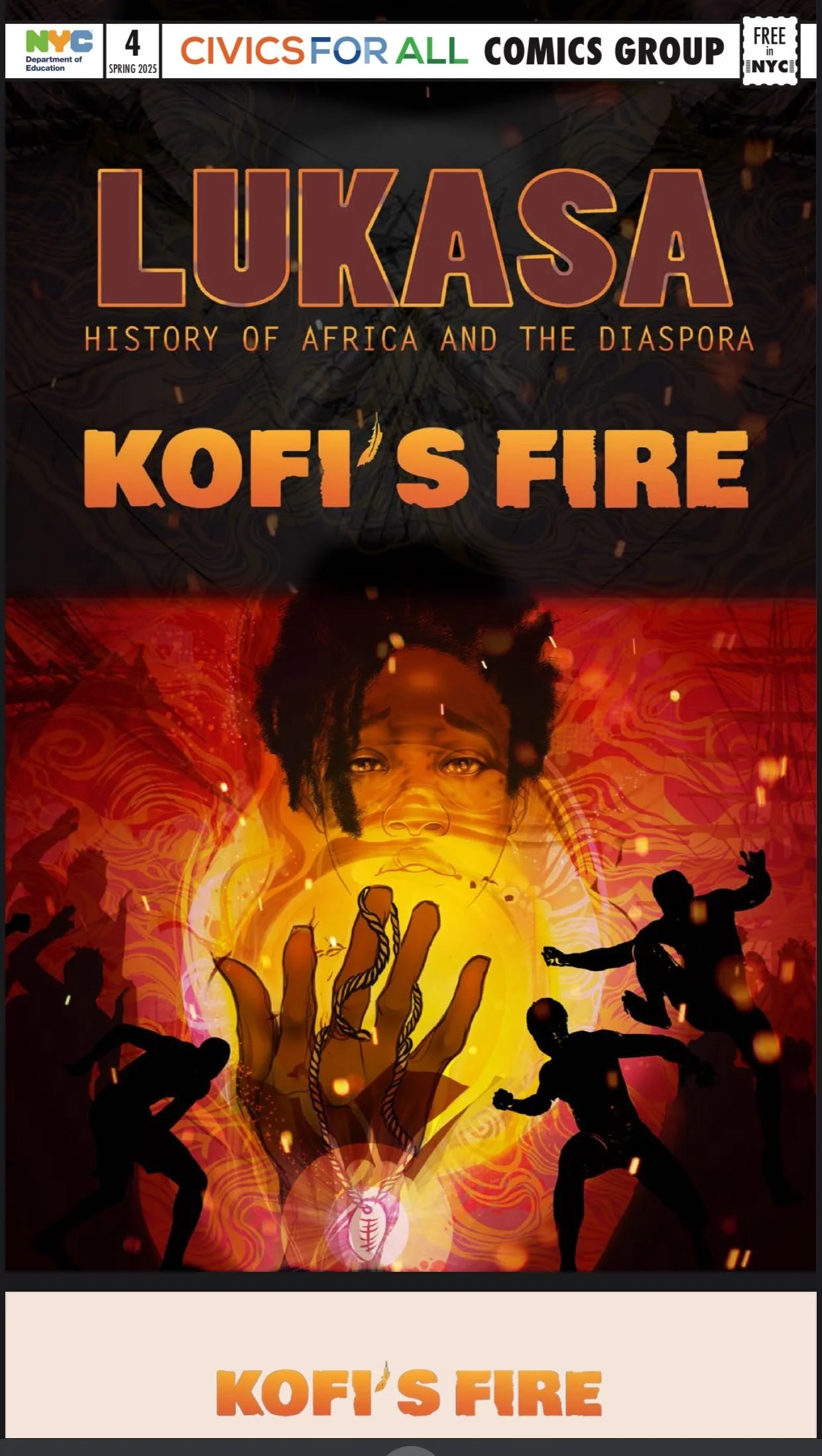 So amazing to see Kofi’s Fire: A Spark of Resistance in an actual comic (floppy) format! It was wonderful to watch and interact within the online format hosted by @inthevalley1 Now we’re treated to reading and learning more here:
A huge t