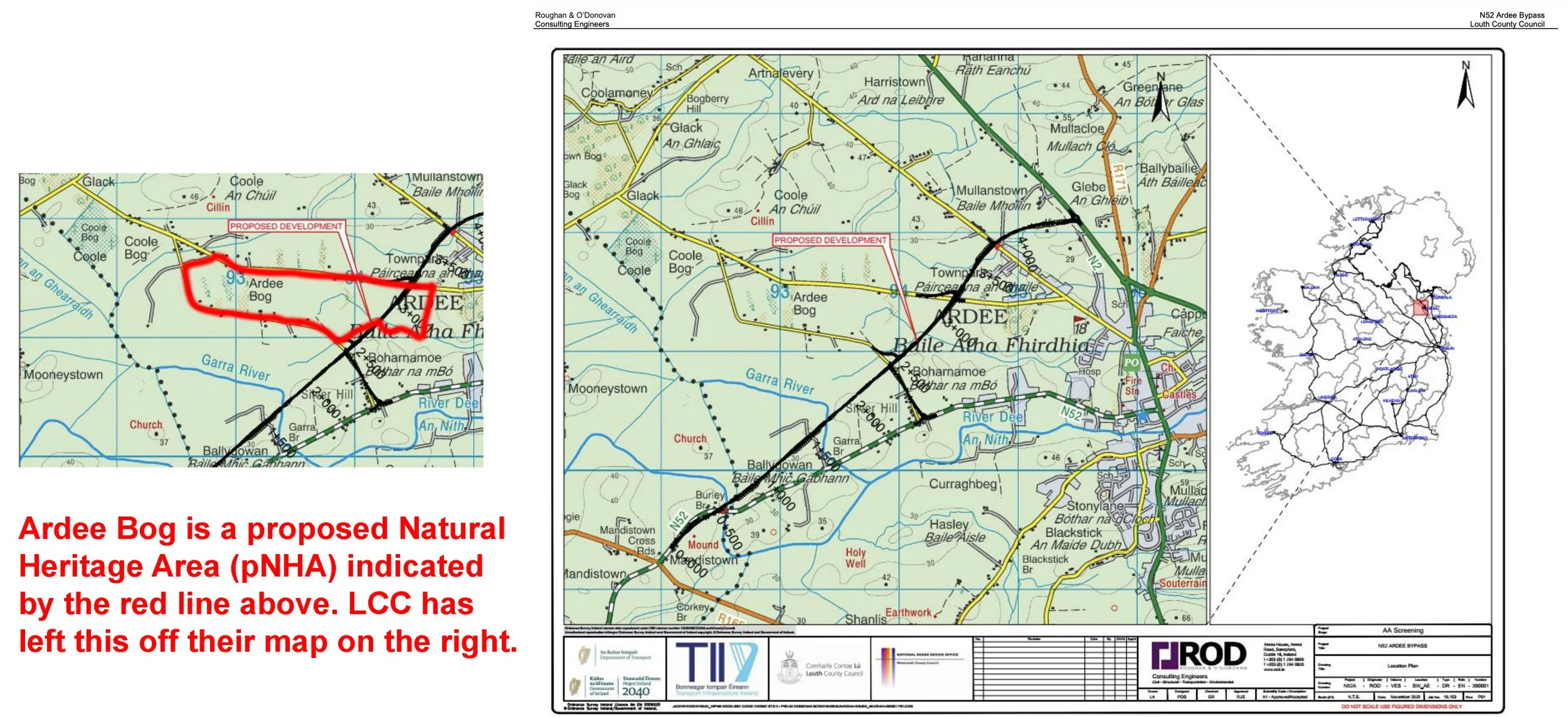 UPDATE N52 Ardee Bypass — Ardee Bog