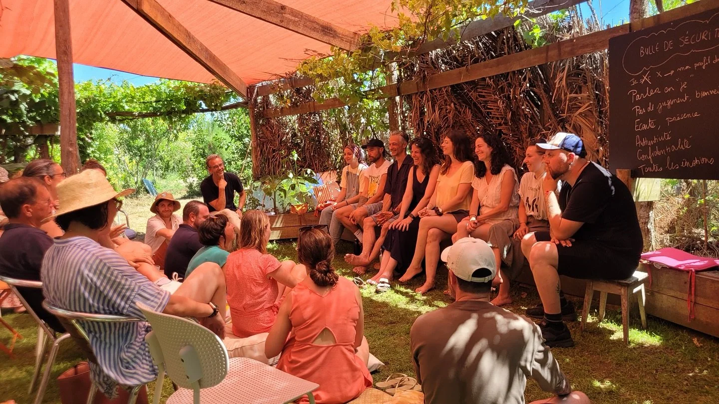 Clap de fin sur le module 2 d&rsquo;enneagramme que j&rsquo;ai eu la chance de co-animer avec @xaviermounier dans ce lieu absolument magnifique qu&rsquo;est le verger en Permaculture de Xavier &agrave; l&rsquo;&icirc;le de r&eacute;. Partages, compr&