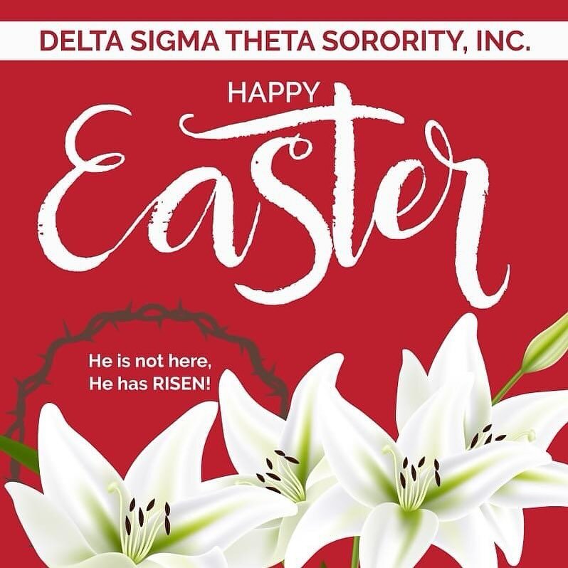 Repost from @dstinc1913
&bull;
Wishing you a blessed and joyous Easter Sunday from Delta Sigma Theta Sorority, Incorporated! Let us rejoice in the hope of Easter with renewed energy, faith, and dedication.

#DST1913
-
#cqcadst #dst1913 #cqca #cqcadel