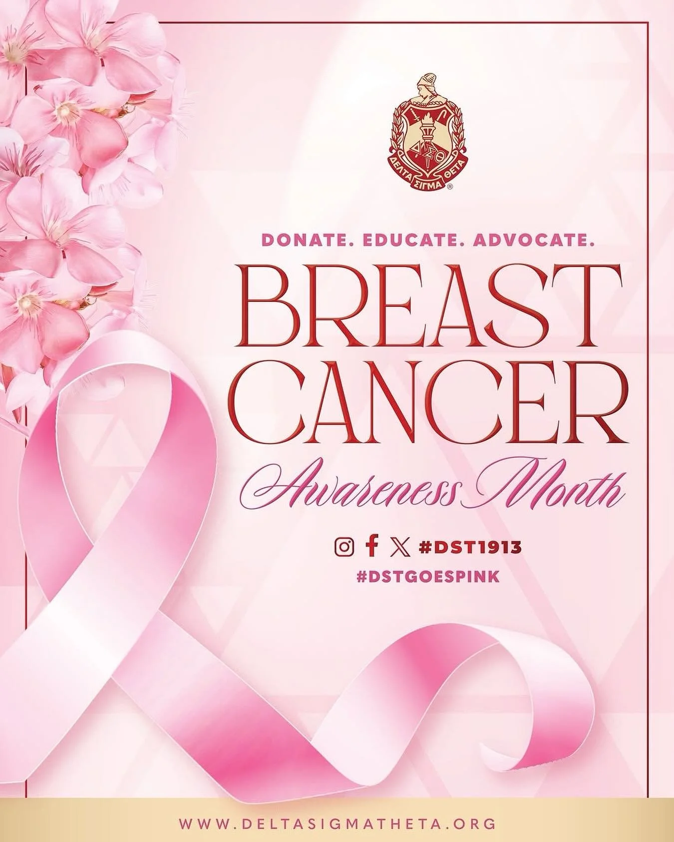 October is Breast Cancer Awareness Month, a time when #DSTGoesPink to donate, educate, and advocate in support of breast cancer awareness and action.

We stand with our sisters who are in the midst of their journey, celebrate our survivors, and honor