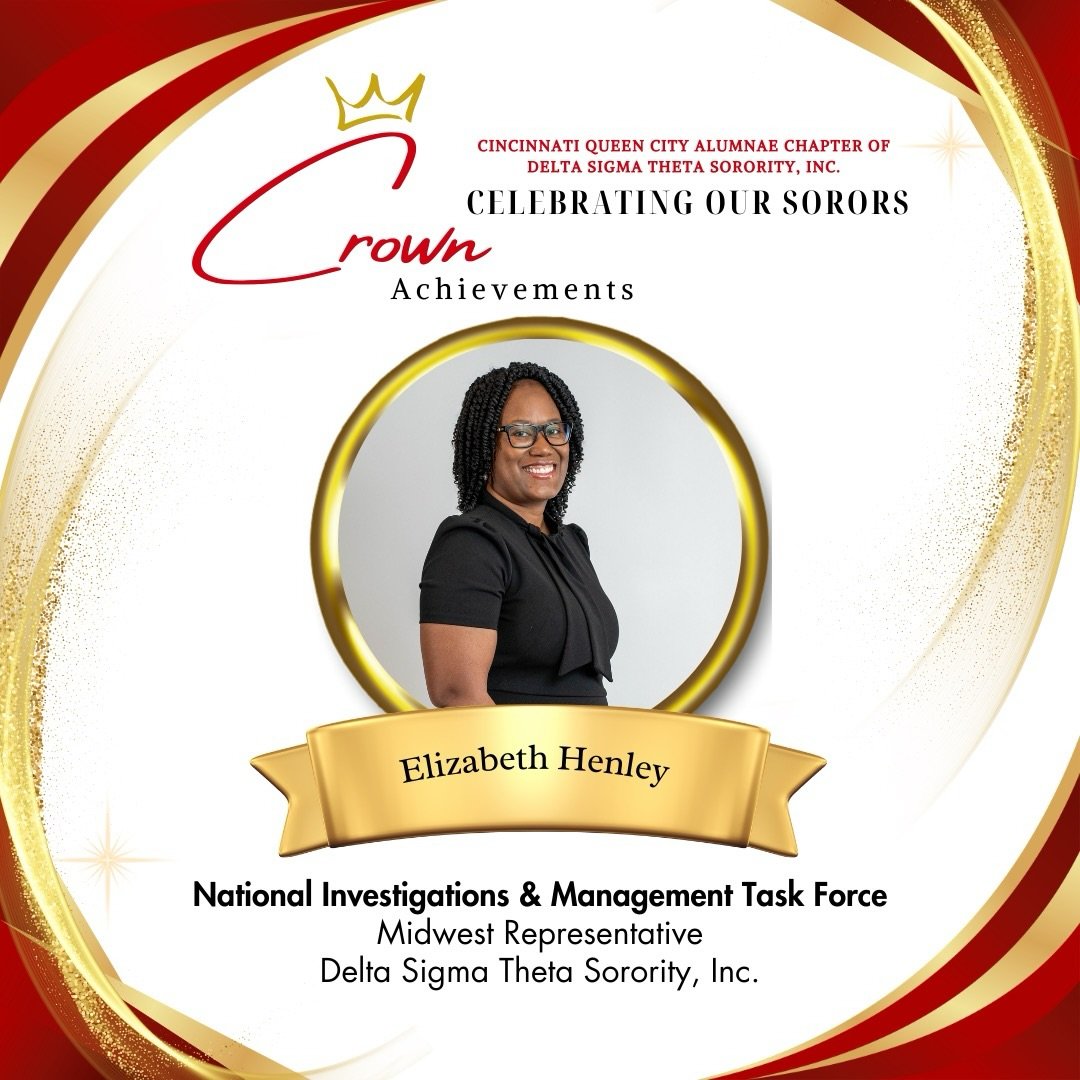 Congratulations to Soror Elizabeth Henley on her appointment to the National Investigations and Management Task Force for the 2025&ndash;2027 biennium.

Nominated by Midwest Regional Director Soror Brittani Blackwell and appointed by National Preside
