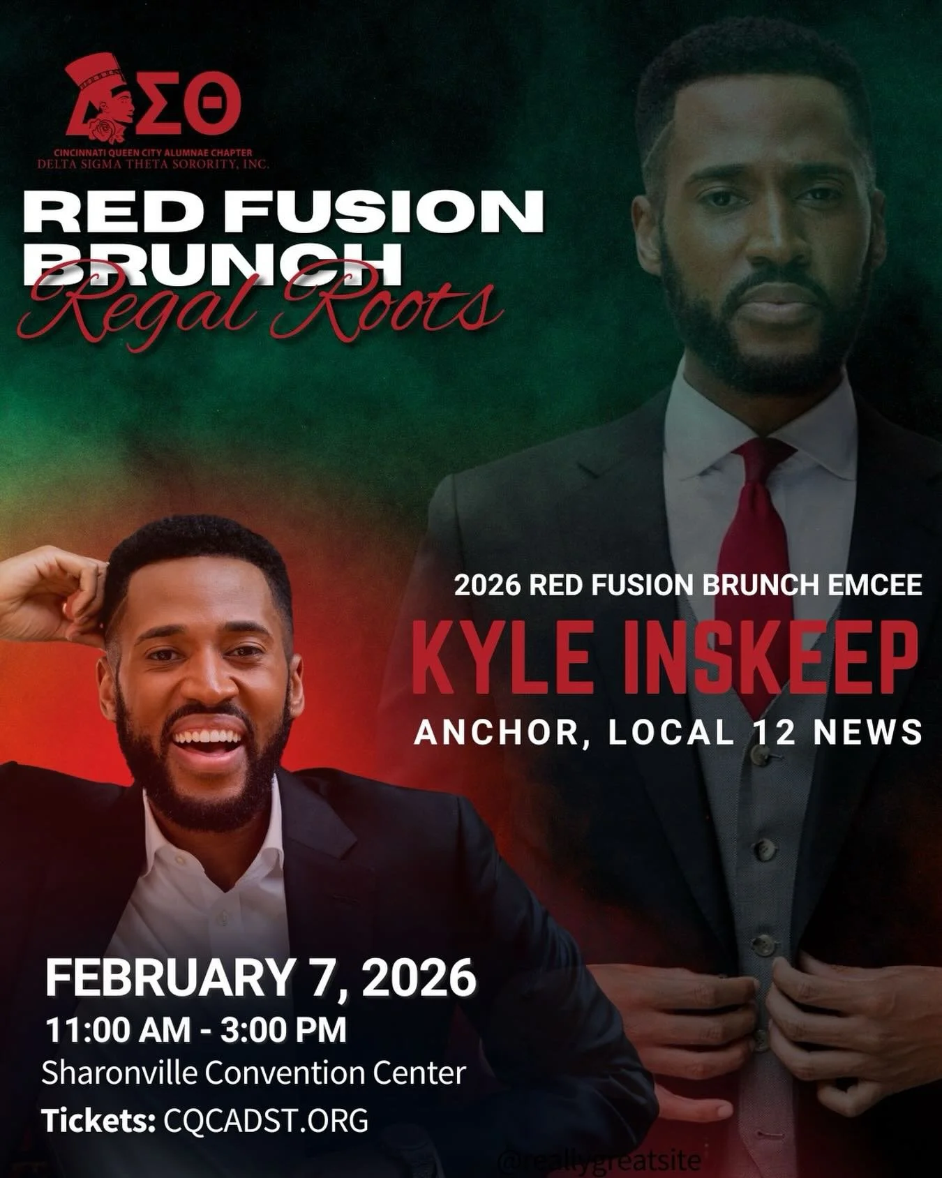 This year, Red Fusion Brunch will be emceed by @kyleinskeep 🔥

A familiar face, adding his touch to the Red Fusion Brunch stage!

📍 Sharonville Convention Center
🗓 Saturday, February 7, 2026
⏰ 11:00 AM &ndash; 3:00 PM

🎟 Tickets are available now