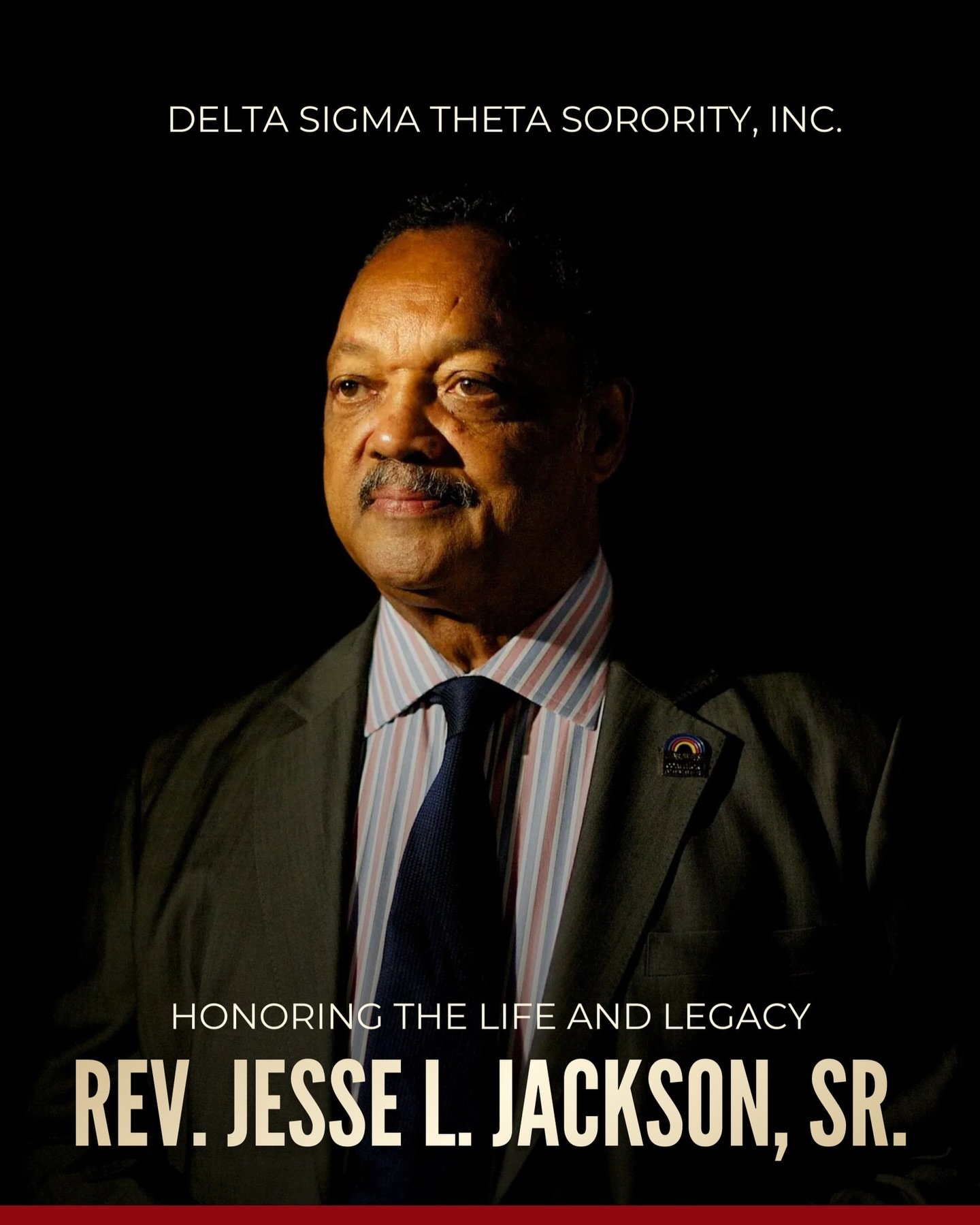Delta Sigma Theta Sorority, Incorporated, joins the world in honoring the life and legacy of Rev. Jesse Jackson, Sr., whose passing marks the loss of a towering figure in the struggle for social justice. From his early days working alongside Dr. Mart