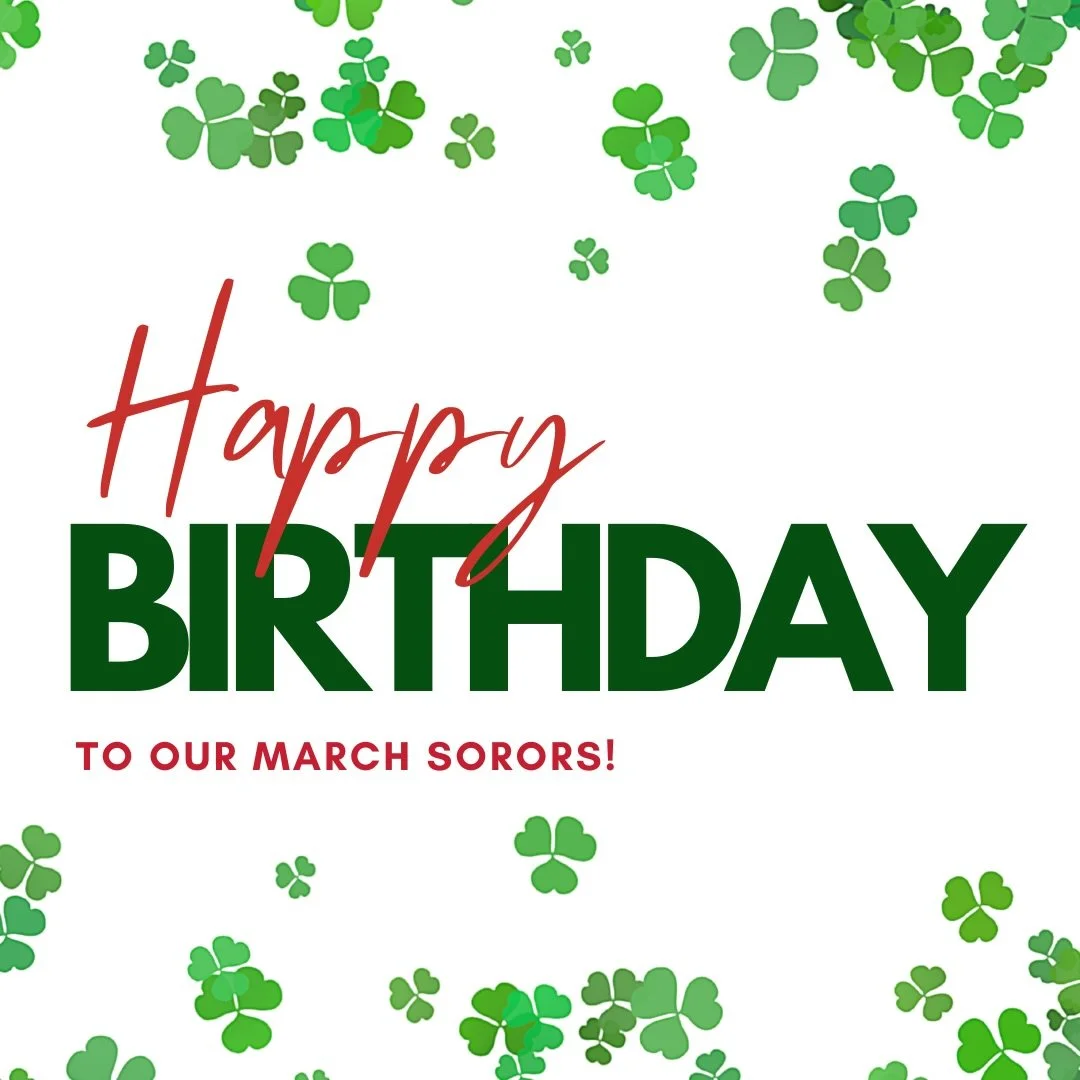 Cheers to our March birthdays! 🎉
Wishing you a wonderful month filled with joy and celebration 🍀