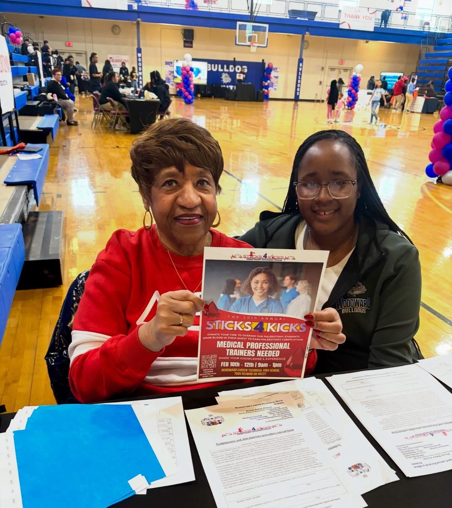 A few moments from the 10th Annual Sticks 4 Kicks at Woodward High School 💉✨
CQCA was proud to support this day of service, mentorship, and community while uplifting future phlebotomy professionals.

#CQCADeltas #Sticks4Kicks