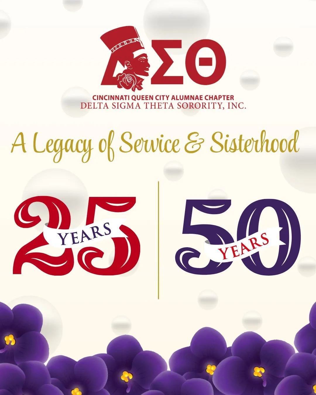 ❤️🤍 Honoring Milestone Years of Service 🤍❤️

At our May Chapter Meeting, CQCA proudly recognized sorors celebrating 25 and 50 years of membership in Delta Sigma Theta Sorority, Inc. We are grateful for their decades of commitment to our sisterhood 