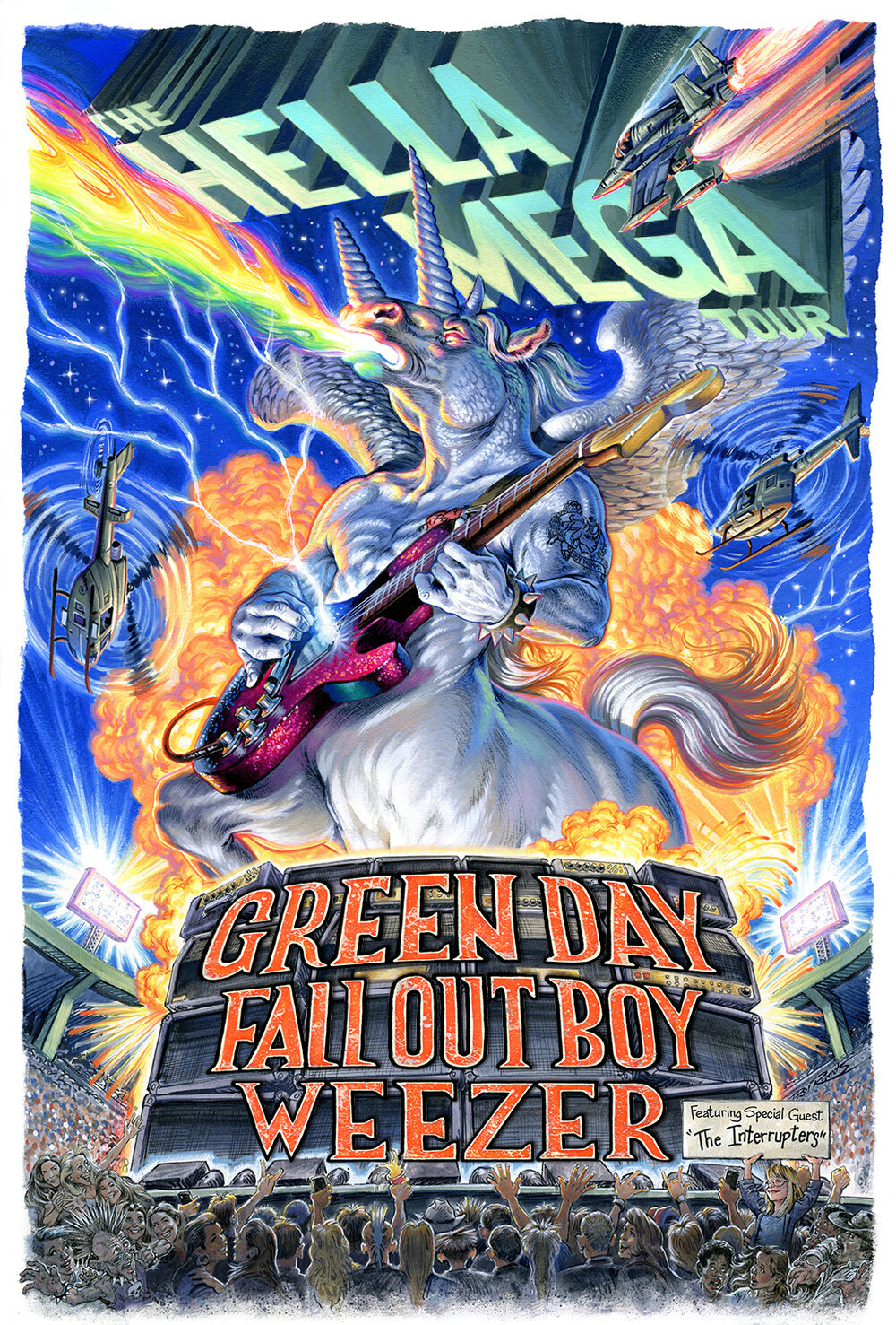 Hella Mega Tour Poster