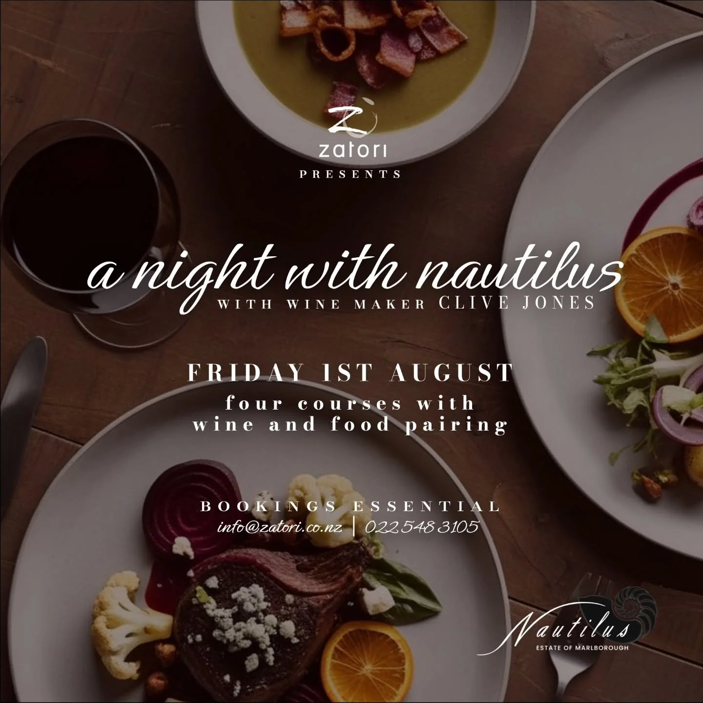 An amazing opportunity to get dressed up & go out and taste beautiful wines & gorgeous food. $80pp four courses incling 4 wines tastings paired with each meal 🥰 #book #now