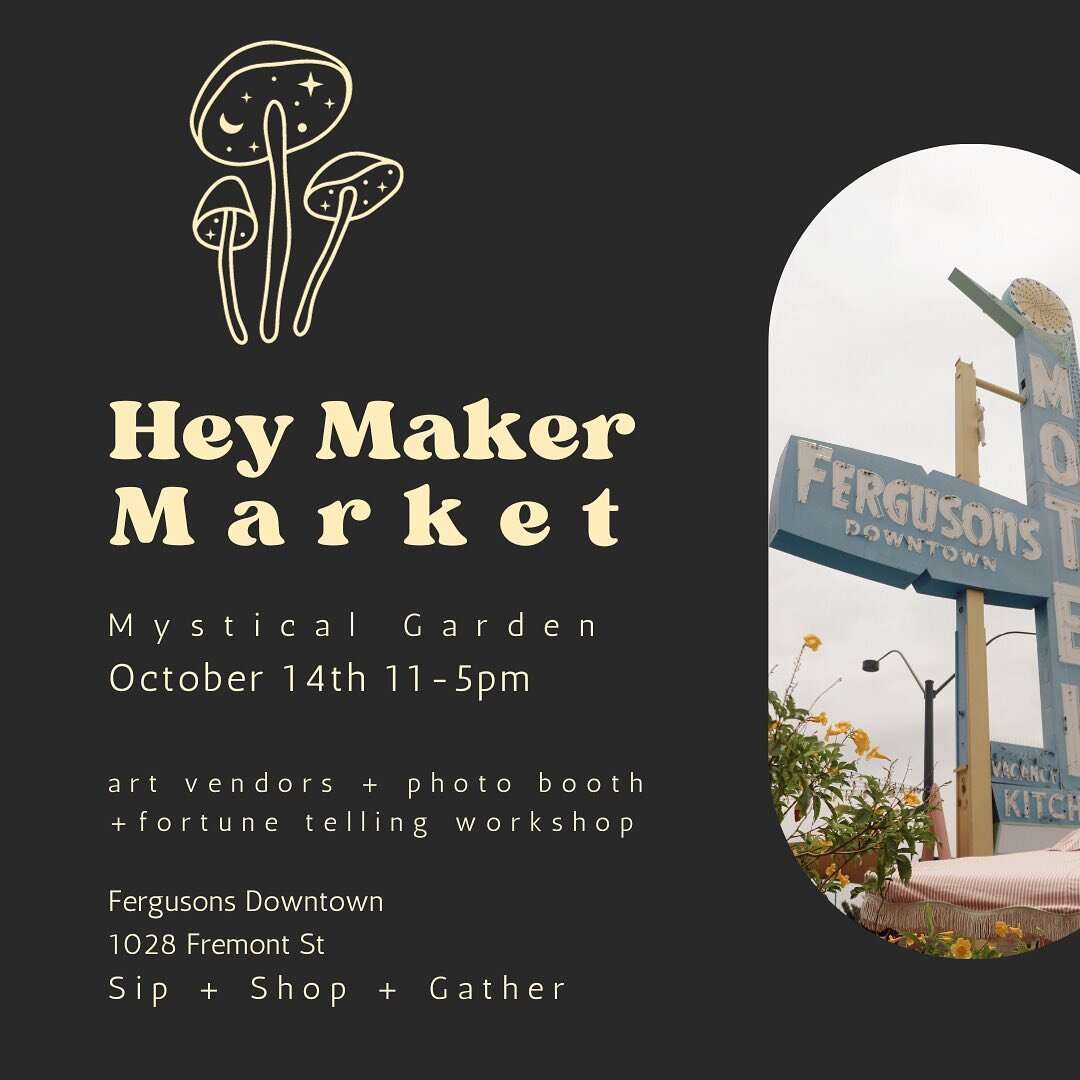 ✨🪴🪻Here in the garden, let&rsquo;s play a game~🪻🪴✨

After a bit of a break I&rsquo;m back to doing markets this month! We are first starting off with @heymakerco next Saturday! 

I am beyond excited for this spooky season and hope to have a evolv