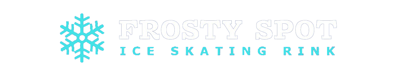 Frosty ice skating rink