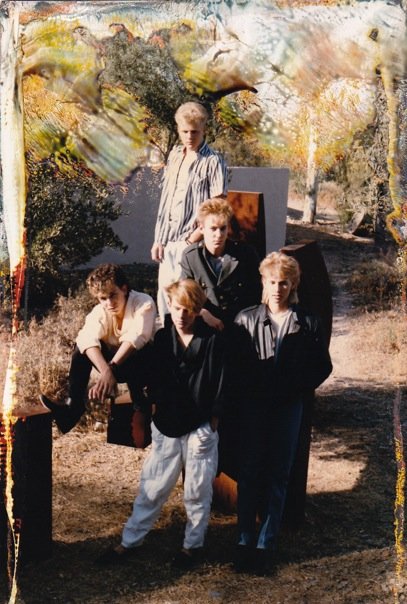  1985. The band’s first photo shoot. Probably before our first practice.  