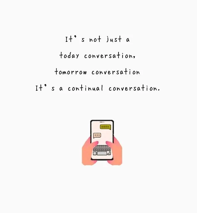 #continual #continualgrowth #continuallearning #continualeducation #conversation #notjusttodaybuteveryday #mentalhealth #mentalhealthawareness