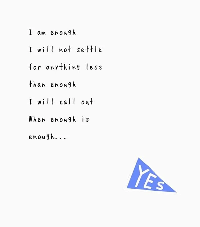 #enough #enoughsaid #enoughhashtags #enoughalready #mentalhealth #mentalhealthawareness #mentalhealthmatters #youareenough #affirmations