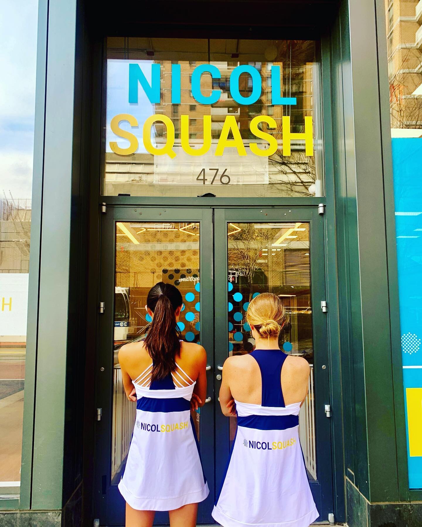 Drop it like it&rsquo;s hot in the @ofiechter x @novaapparelnyc dress this spring🔥 

On sale exclusively at Nicol Squash!

#getitgirl #nycstyle #nycfit #nycfitness #tennisdress #squash