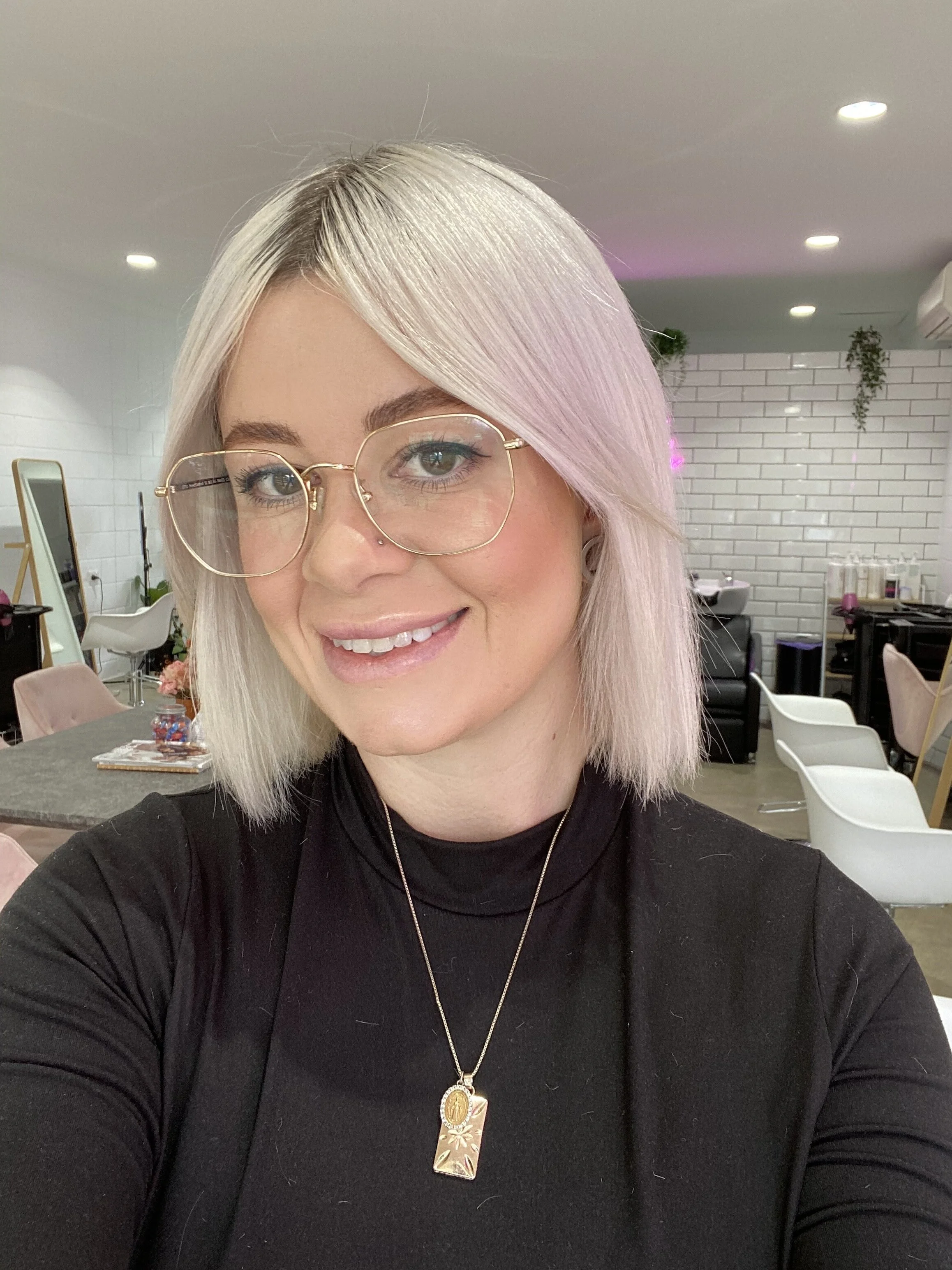 Lavender Blonde Hair Salon