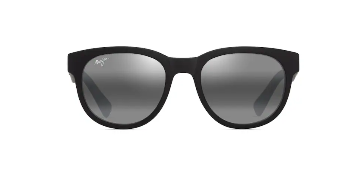 Maui Jim Maoli MJ0668S in 001 Matte Black - Neutral Grey