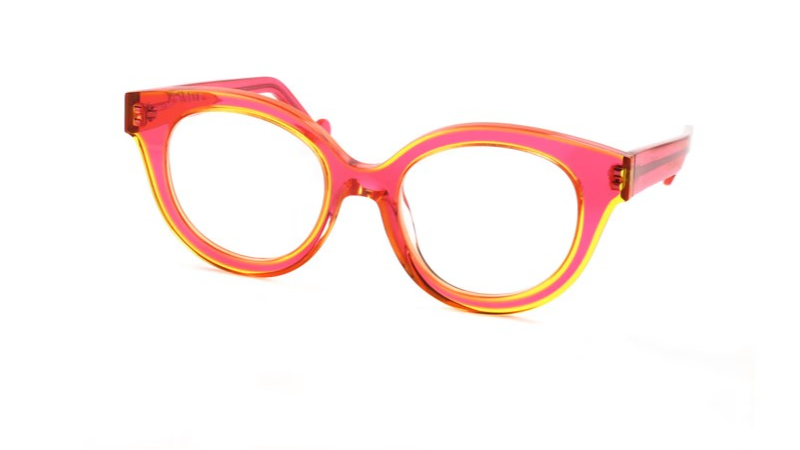 XIT Eyewear Fanny V330 in 006 Pink and Translucent Yellow