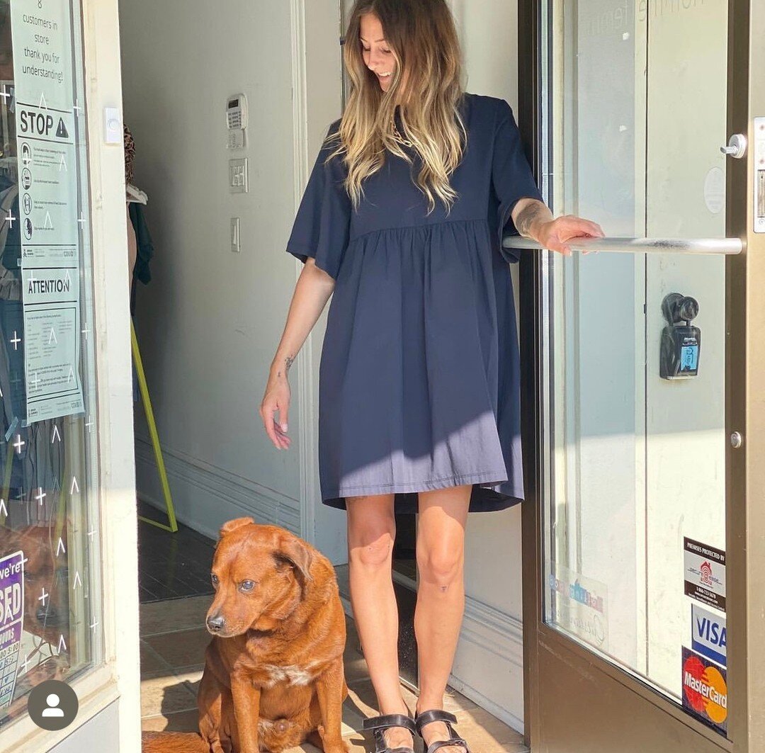 day seven - MEET HEATHER (and BALOO!) owner and official mascot of @shophommefemme.  HEATHER has brought her vision of fashion and lifestyle under one roof on hurontario street.  whether you're looking for that perfect pair of jeans, gorgeous jewelry