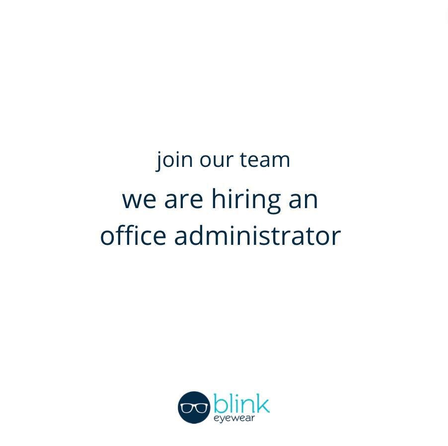 hi blink friends! we are looking to add a dynamic individual here at blink that loves organization, bookkeeping, patient relations and keeping things running buttery smooth.⁠
⁠
position is part-time, no weekends, and lots of perks!⁠
⁠
we're looking f
