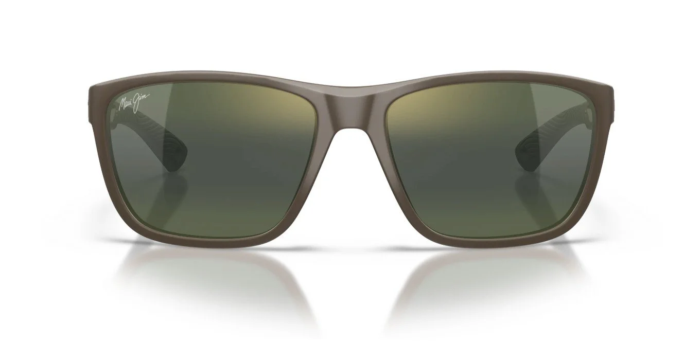 Maui Jim Makoi MJ0367S in 003 Matte Solid Brown & Maui HT