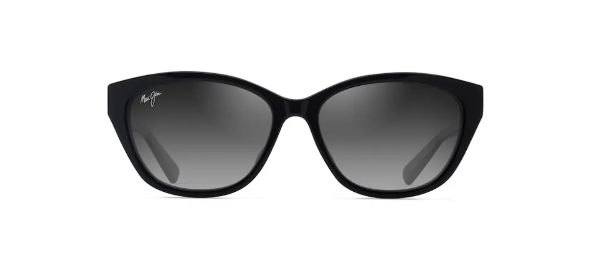 Maui Jim Punono MJ0344S in 001 Shiny Black - Neutral Grey