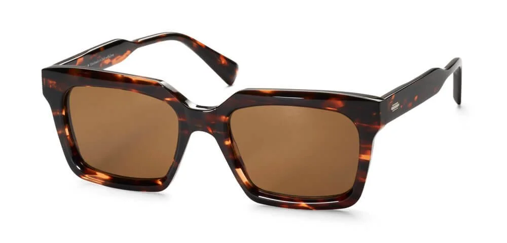 Res Rei Admiral in Dark Havana/Polarized Plain Brown Lens 2501-A77