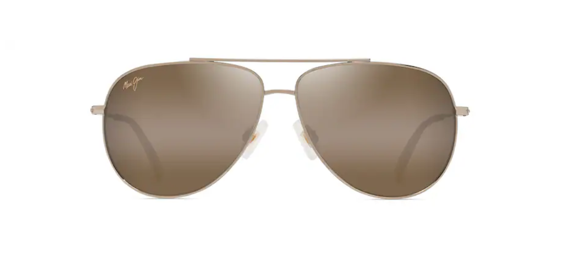 Maui Jim Hau'oli MJ0665S in 004 Shiny LT Gold with Orange and Yellow - HCL Bronze