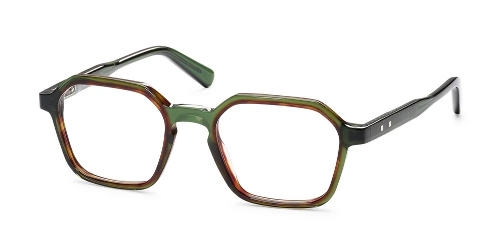 Res Rei Nemo in Green/Brown Havana 2532-B35