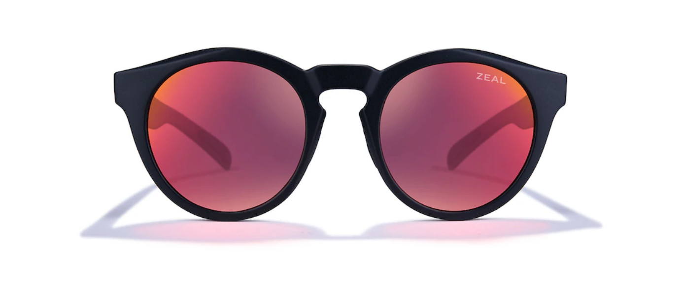 Zeal Crowley 12842 in Matte Black & Ellume Pheonix Mirror