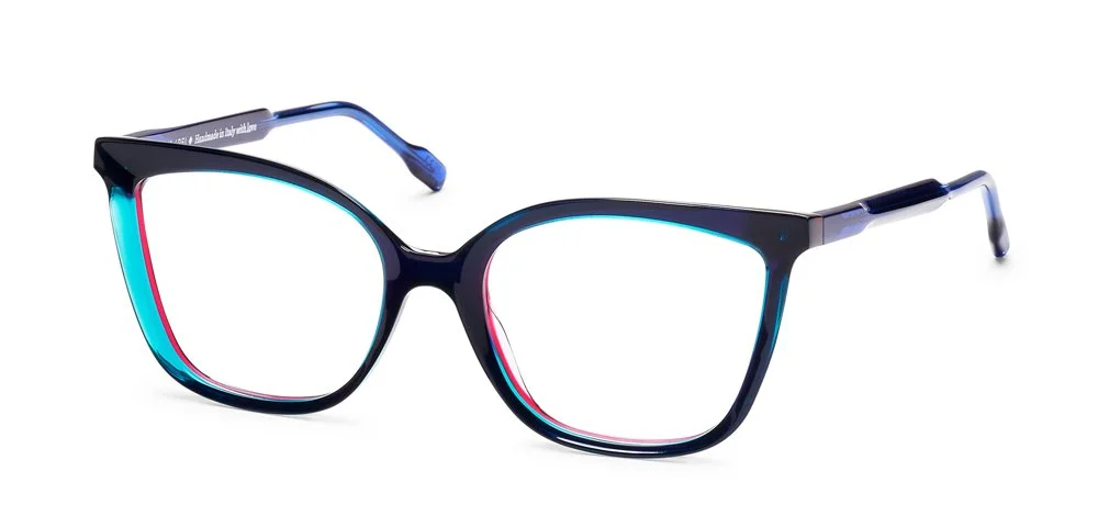 Res Rei Pyramid in Slate Blue/Red 2210-B67