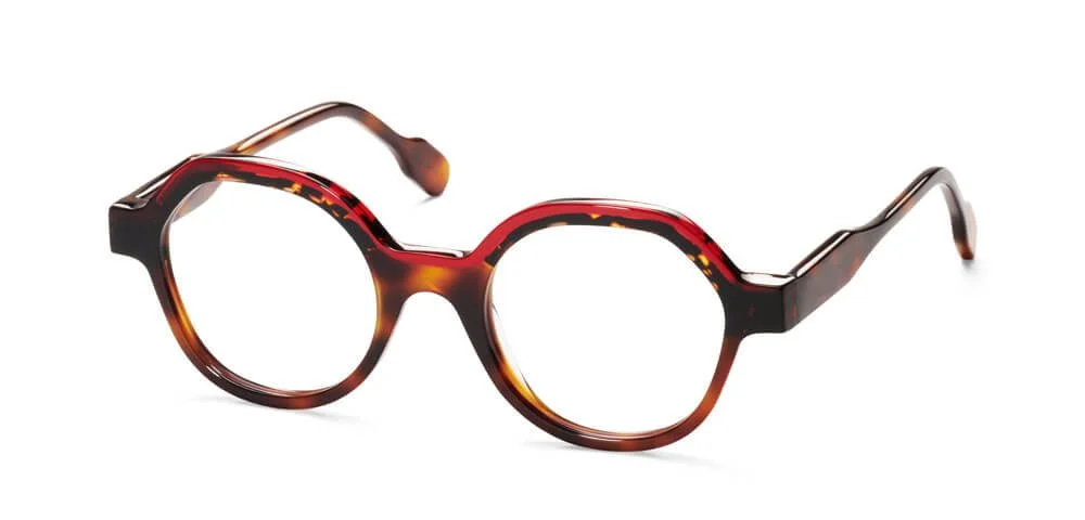 Res Rei Royal in Red/Dark & Brown Havana 2523-B43