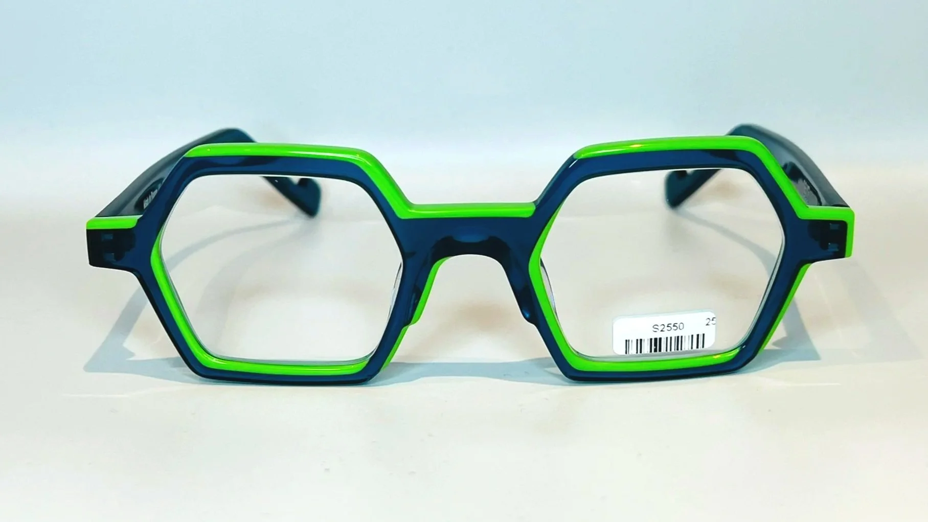XIT Eyewear Fanny V325 in 012 Crystal Teal & Neon Green