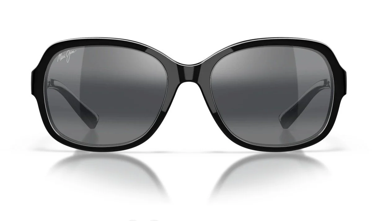 Maui Jim Hiluhilu MJ0355S in 001 Shiny Black & Neutral Grey