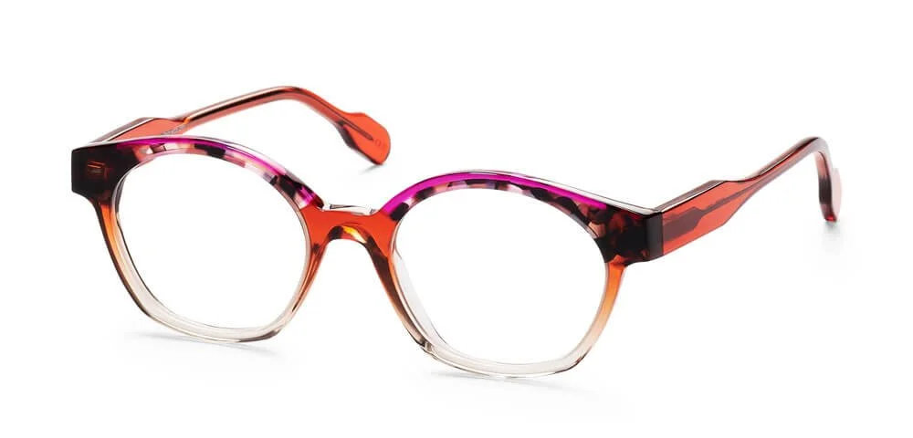 Res Rei Muse in Purple/Pink Tortoise/Gradient Orange 2622-B95