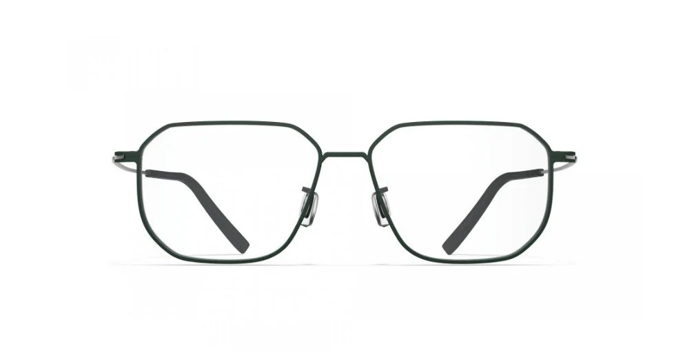 Blackfin Mendocino in Hunter Green - Brushed Silver