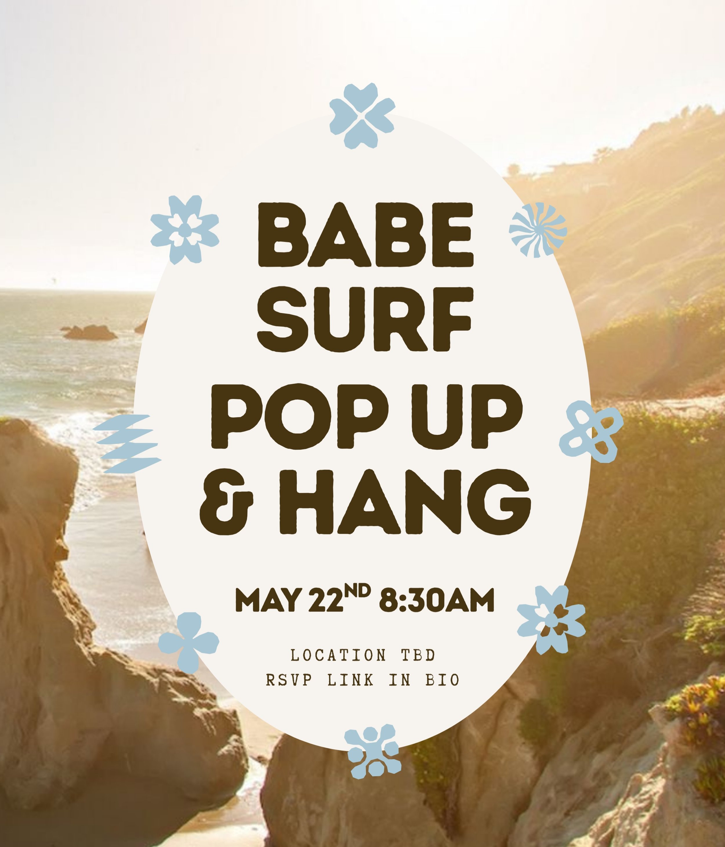 San Diego Babes! Join us this Friday at 8:30 am for a babe surf and hang! Location TBD, RSVP link in bio ✨ Tag your gal pals! 

hosted by @lauramcgorray 💕