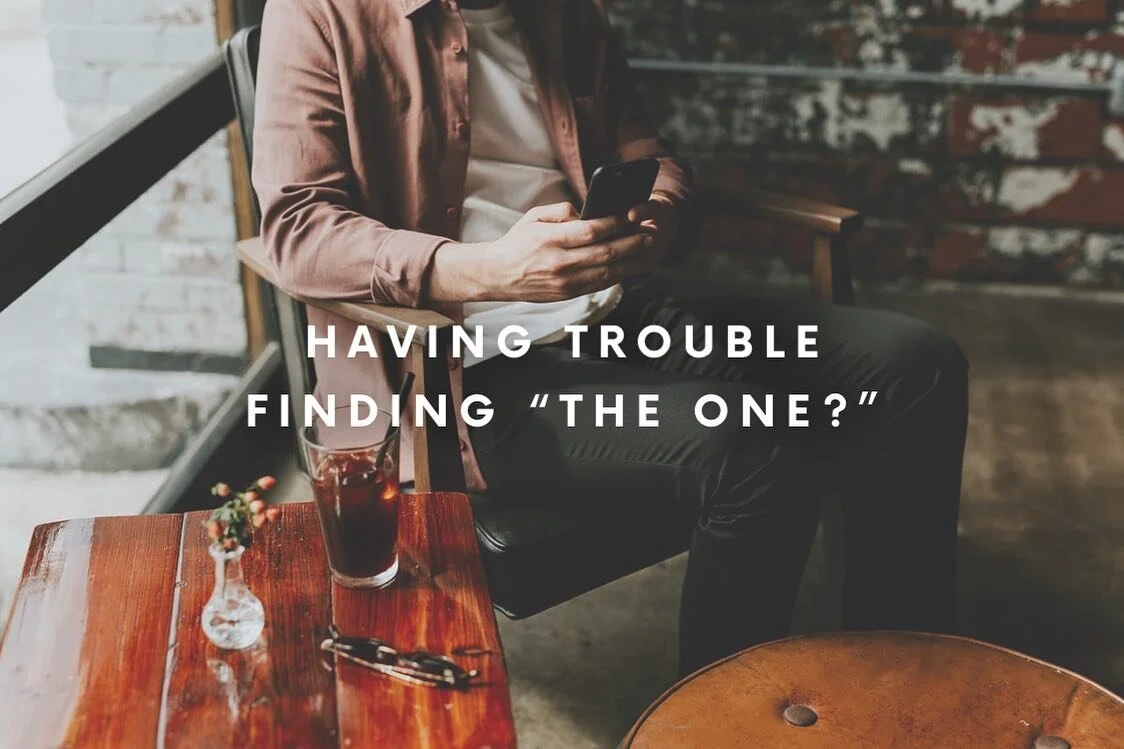&ldquo;If you&rsquo;re having trouble finding Mr. or Mrs. &ldquo;perfect&rdquo;....maybe its because he or she doesn't exist....maybe the secret is not &ldquo;finding the one&rdquo; but its about &ldquo;becoming the one.&rdquo; 

Check out out our we