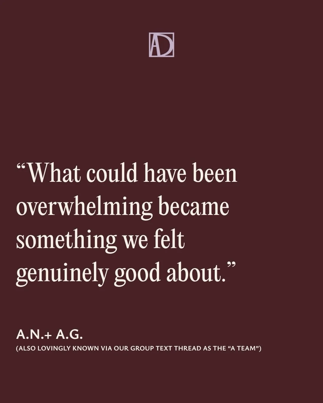 A+ A, you trusted the process even when it wasn&rsquo;t pretty. That&rsquo;s not nothing. That&rsquo;s actually everything. 

Wishing you so much joy in your new chapter in your lovely new home! Congratulations to you once again 🤍