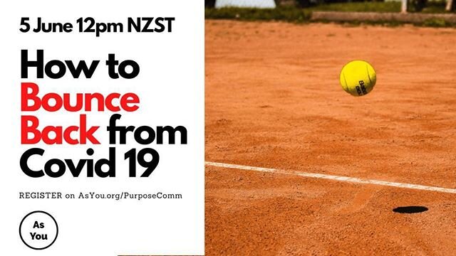 Hey all, this talk has been really popular and people have been finding it useful so I&rsquo;m repeating it tomorrow at 12pm NZST. Register on www.asyou.org/purposecomm if you want to hear the brain science behind how we deal with difficulties and my