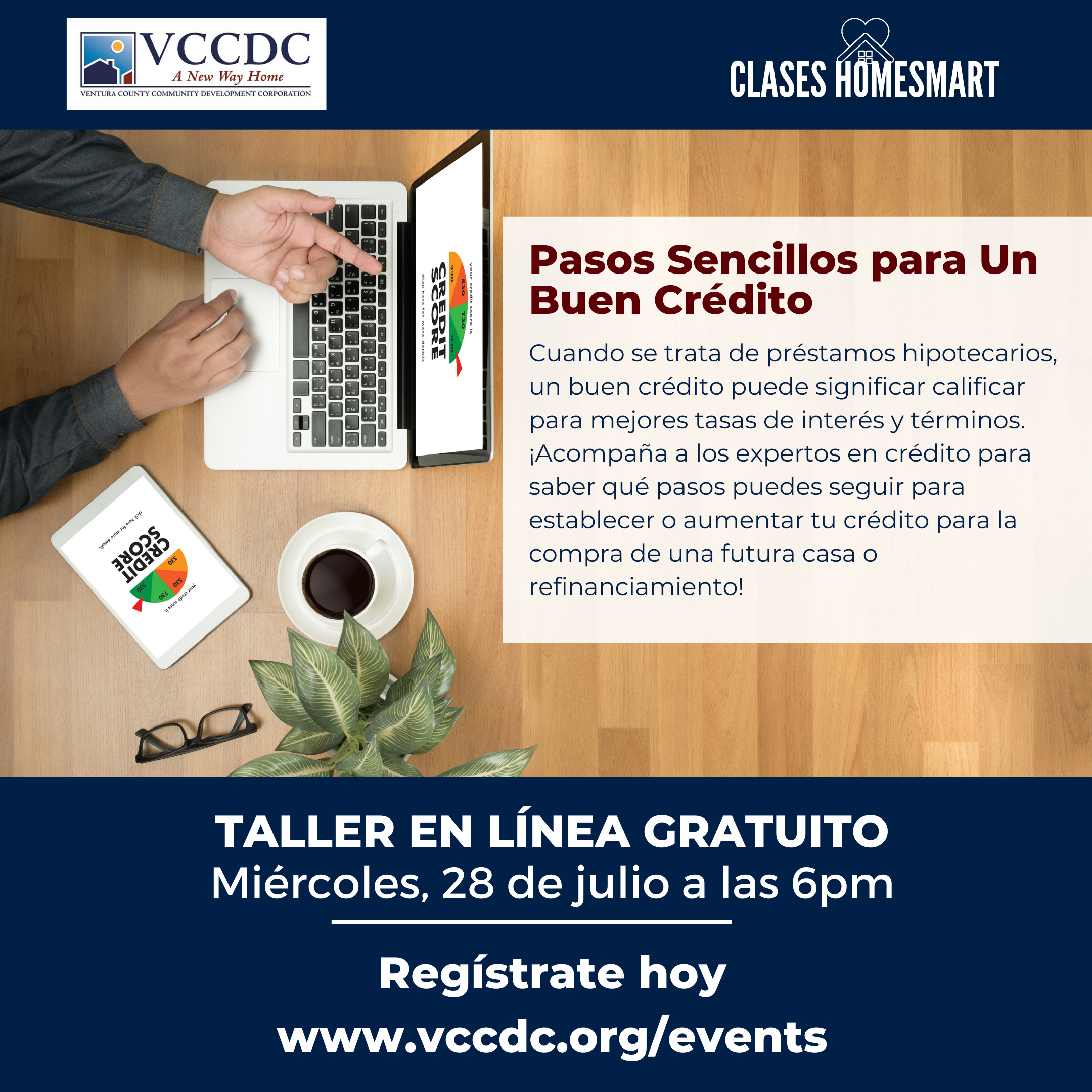 Clase HomeSmart: Pasos Sencillos para Un Buen Crédito
