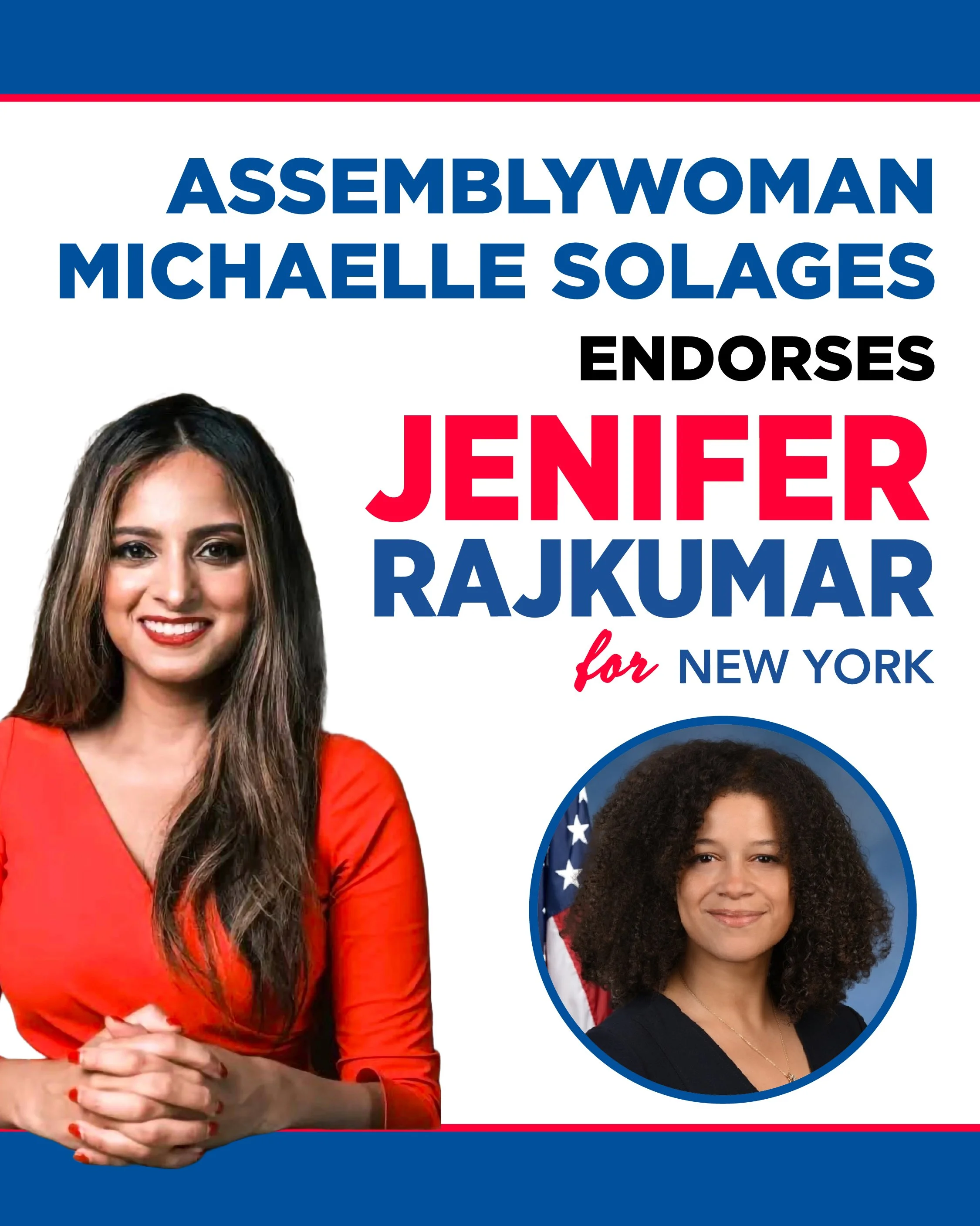 Influential NY democrat endorses Jenifer Rajkumar for re-election