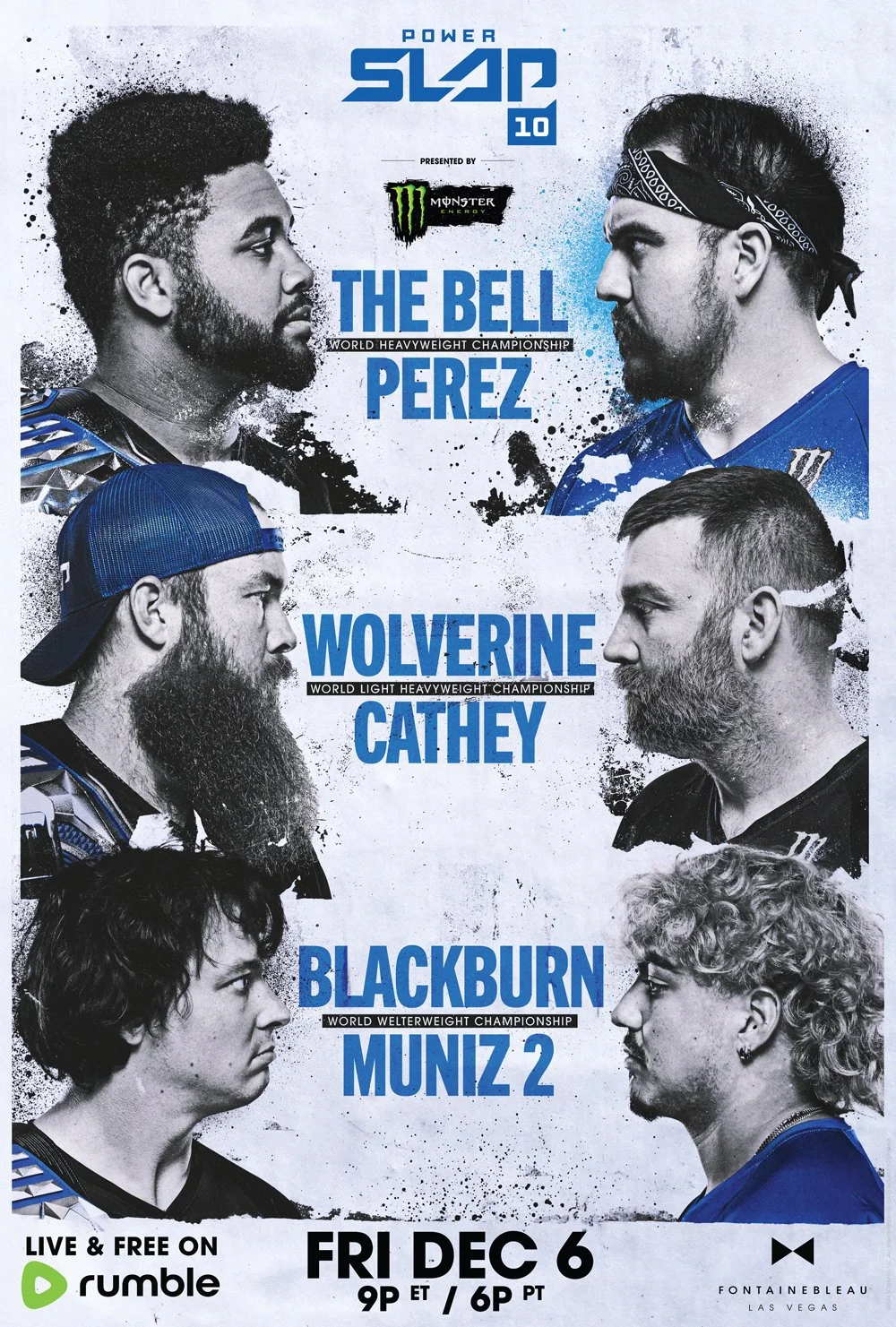 UFC : POWER SLAP 10 / KEY ART